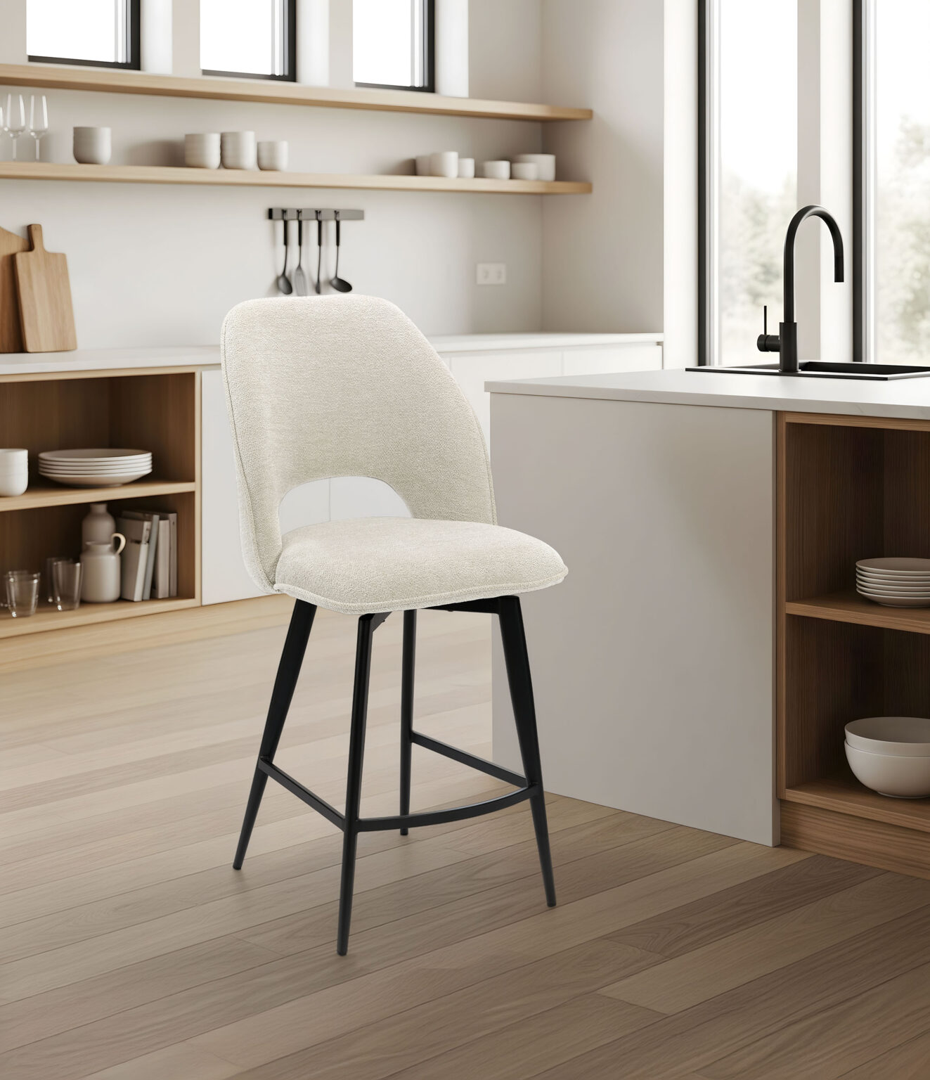 ambiance chaise haute roxane beige avant