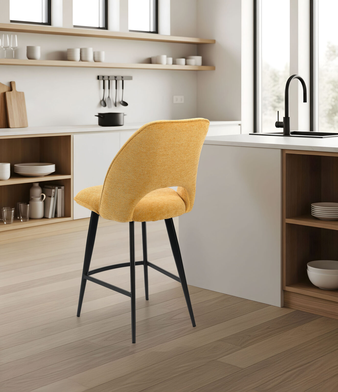 ambiance chaise haute roxane jaune arrière