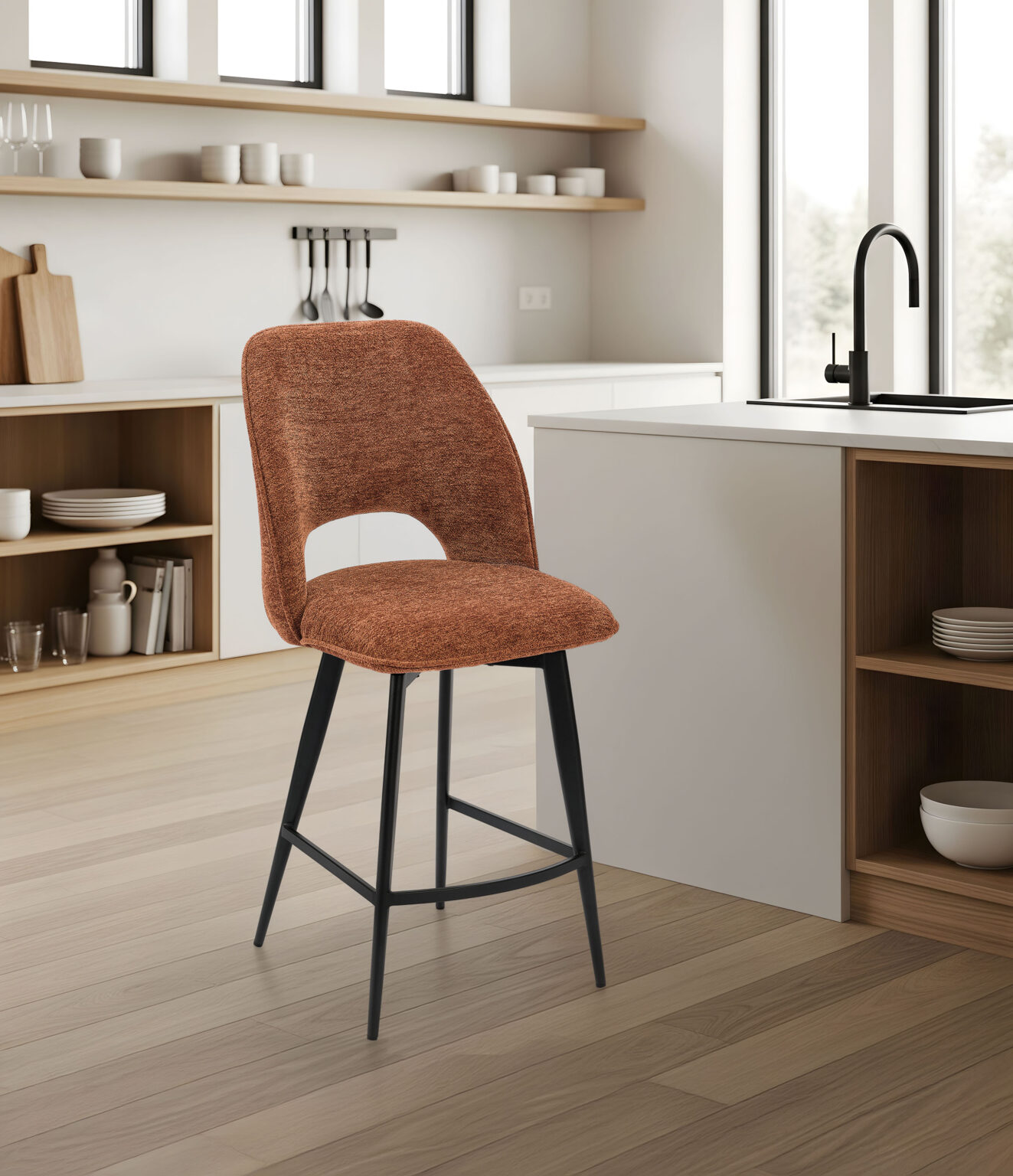 ambiance chaise haute roxane terracotta avant