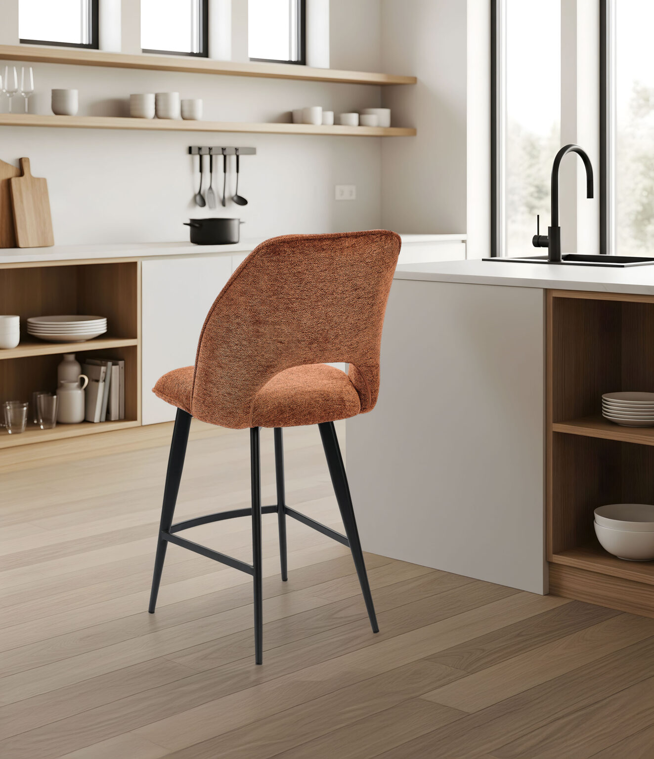 ambiance chaise haute roxane terracotta arrière