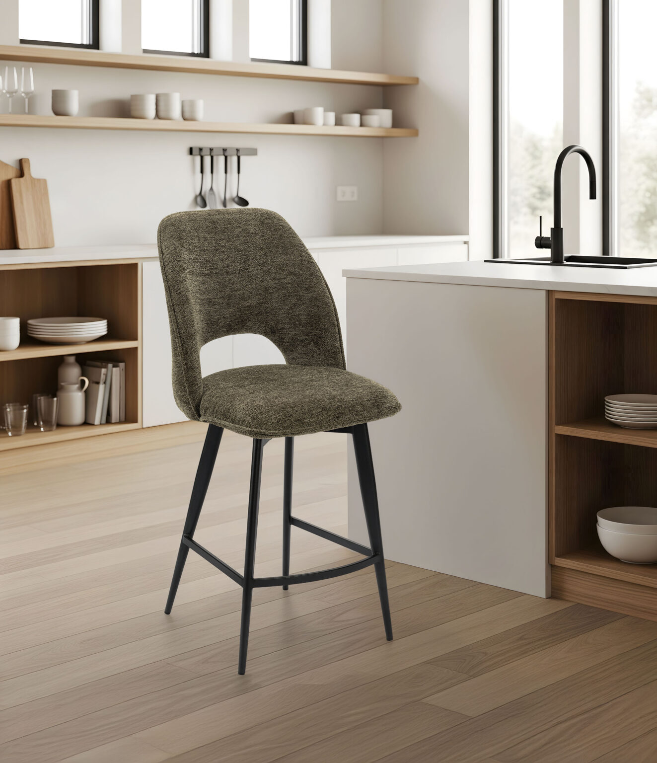 ambiance chaise haute roxane vert avant