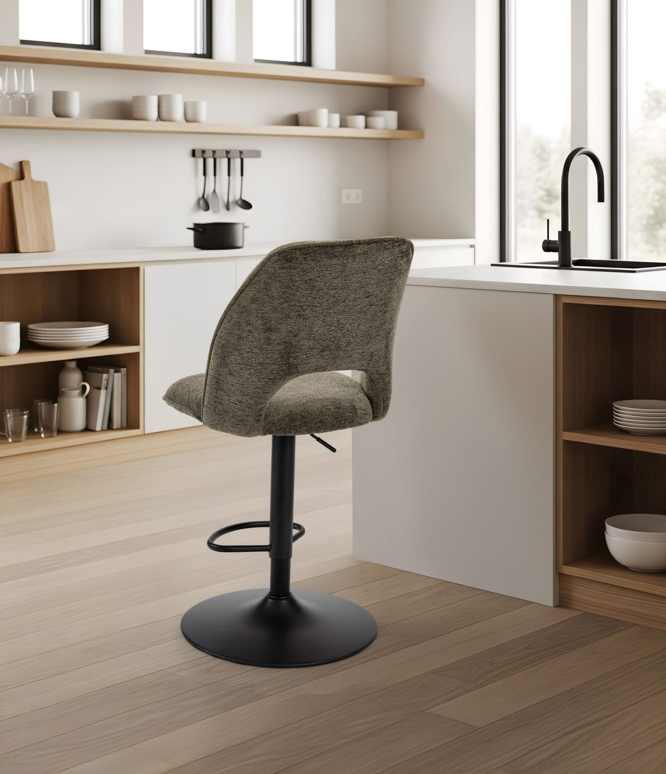 ambiance roxane pied piston vert arrière