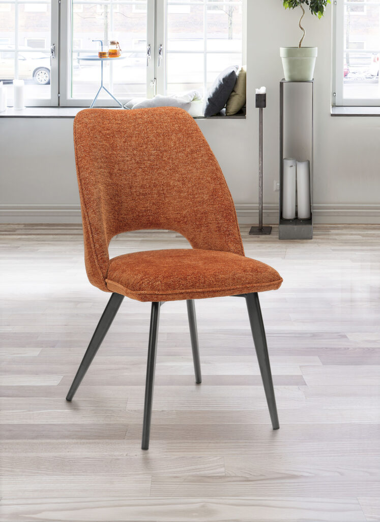 ambiance Chaise Roxane terracotta avant - Girardeau