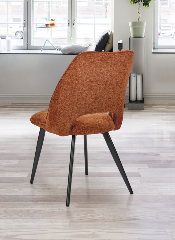 ambiance Chaise Roxane terracotta arrière - Girardeau