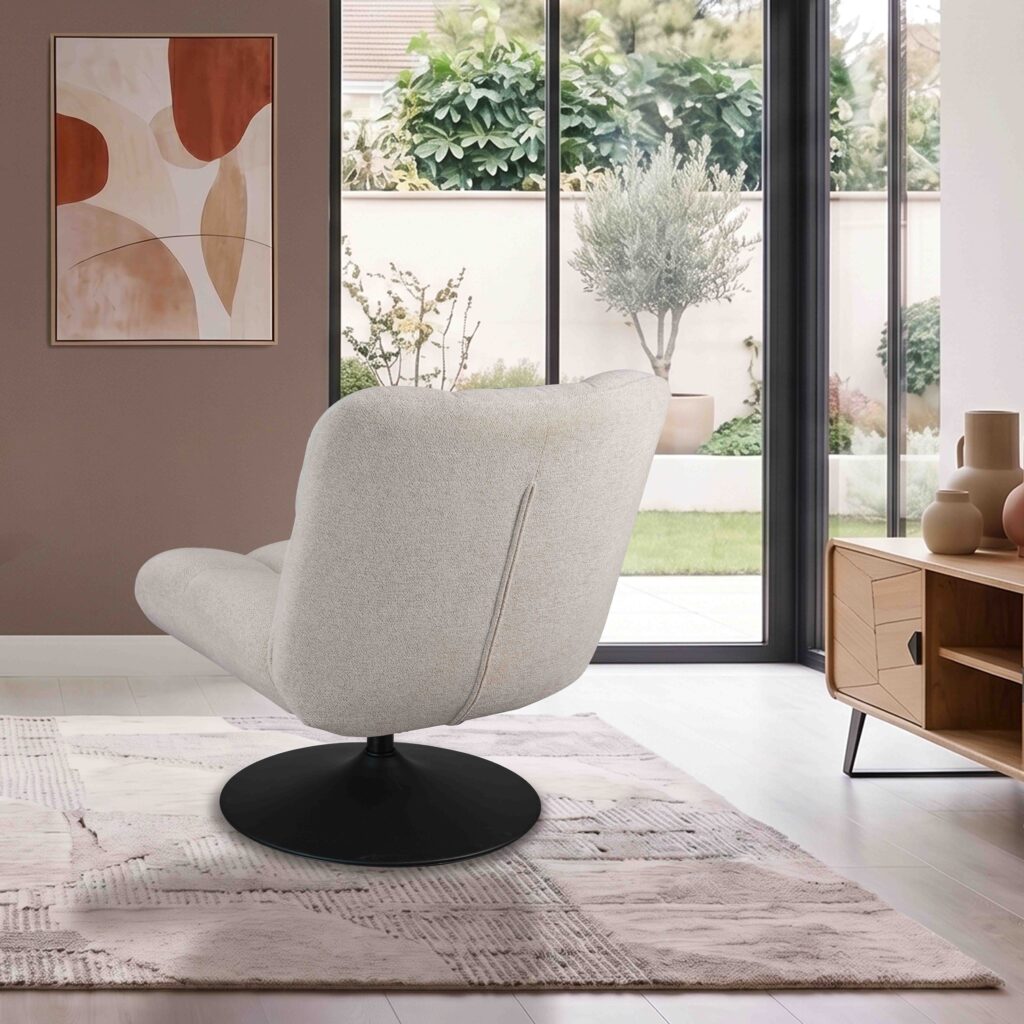 ambiance fauteuil angel'o pied socle blanc arrière