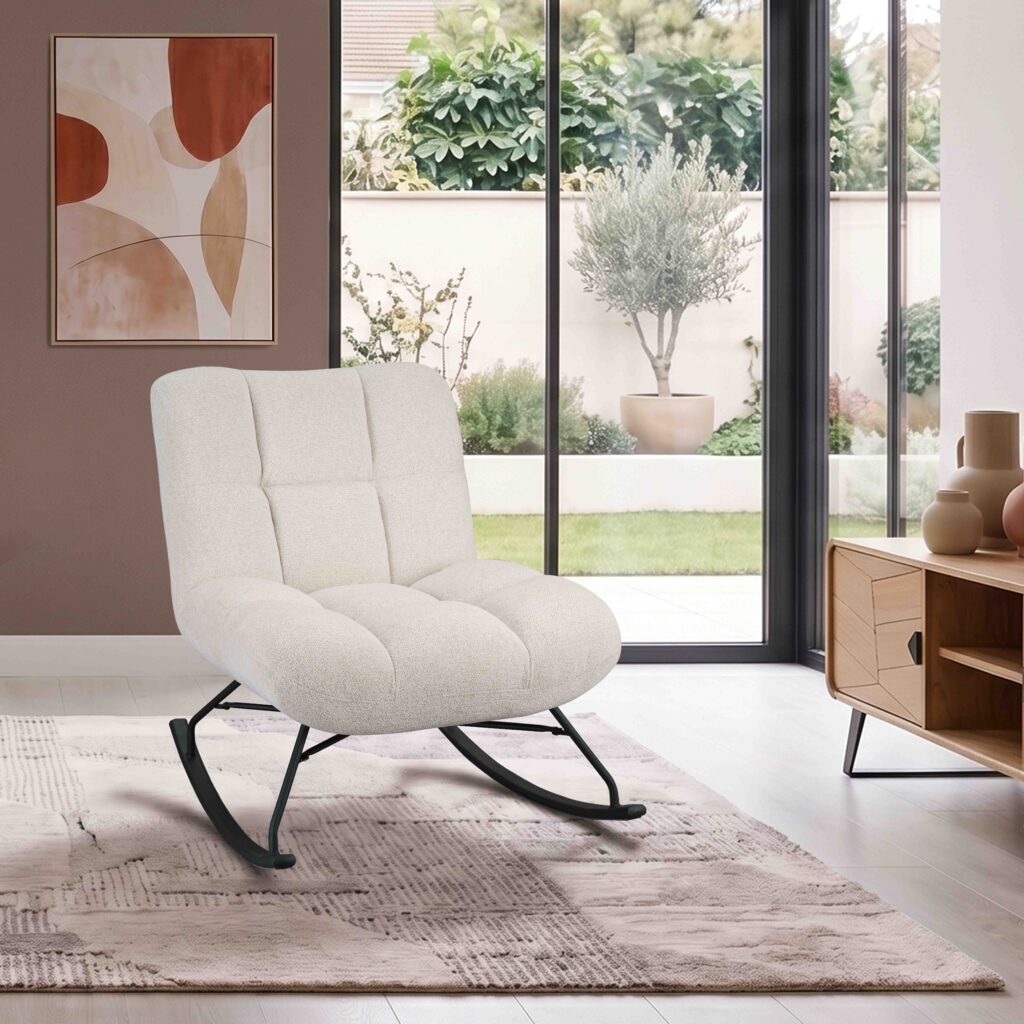 ambiance fauteuil angel'o blanc avant