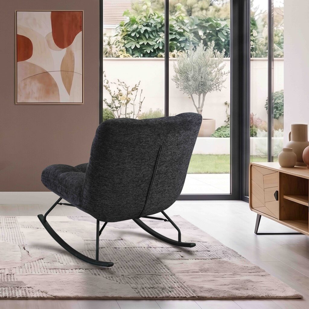 ambiance fauteuil angel'o gris anthracite arrière