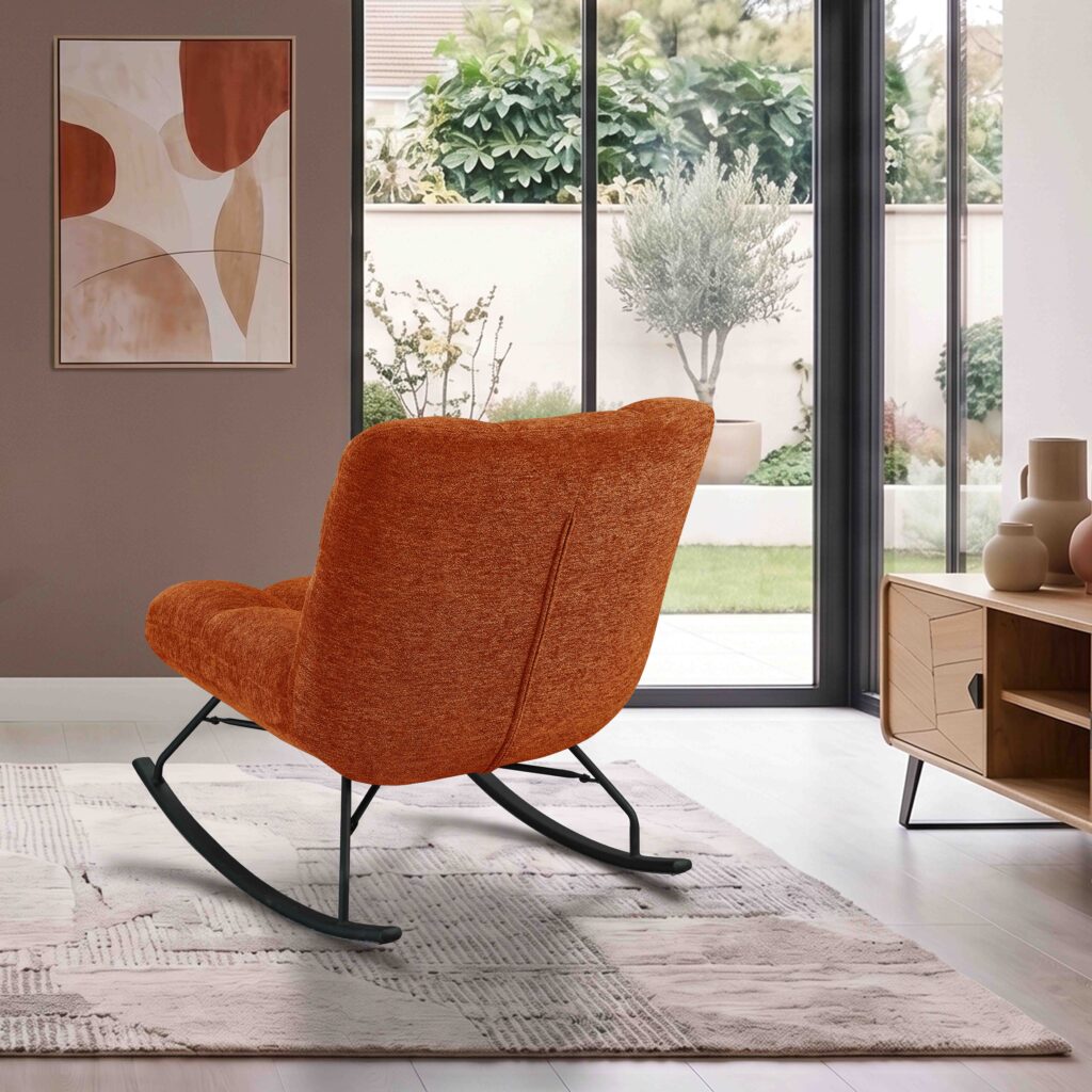 ambiance fauteuil angel'o terracotta arrière