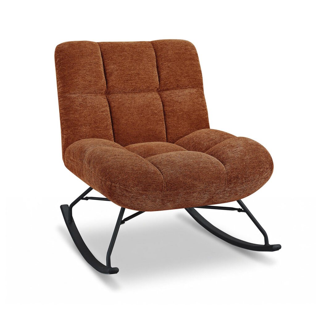 fauteuil angel'o pied rocking terracotta