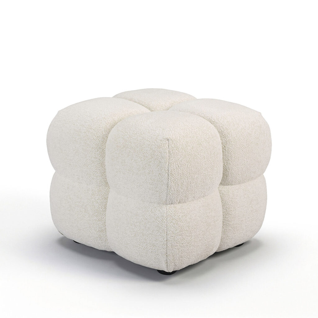 repose pied blanc