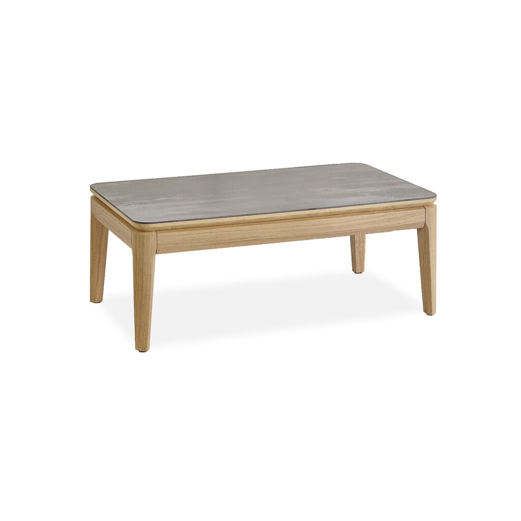 table de salon brun panaché