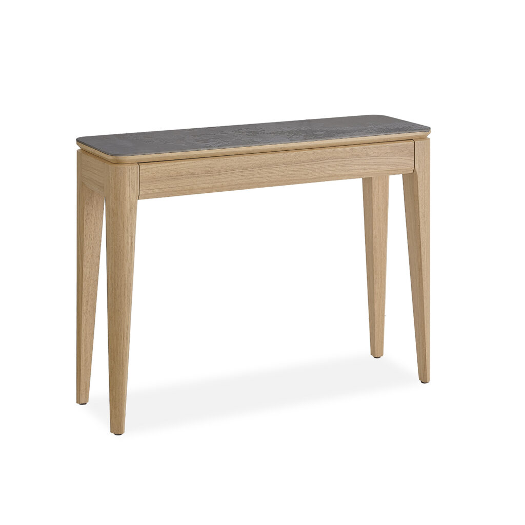 Console brun panaché Minérale - Girardeau