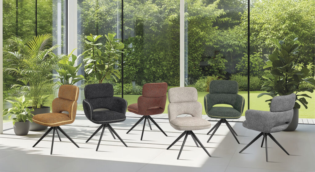 Ambiance chaises Célia mixtes - Girardeau