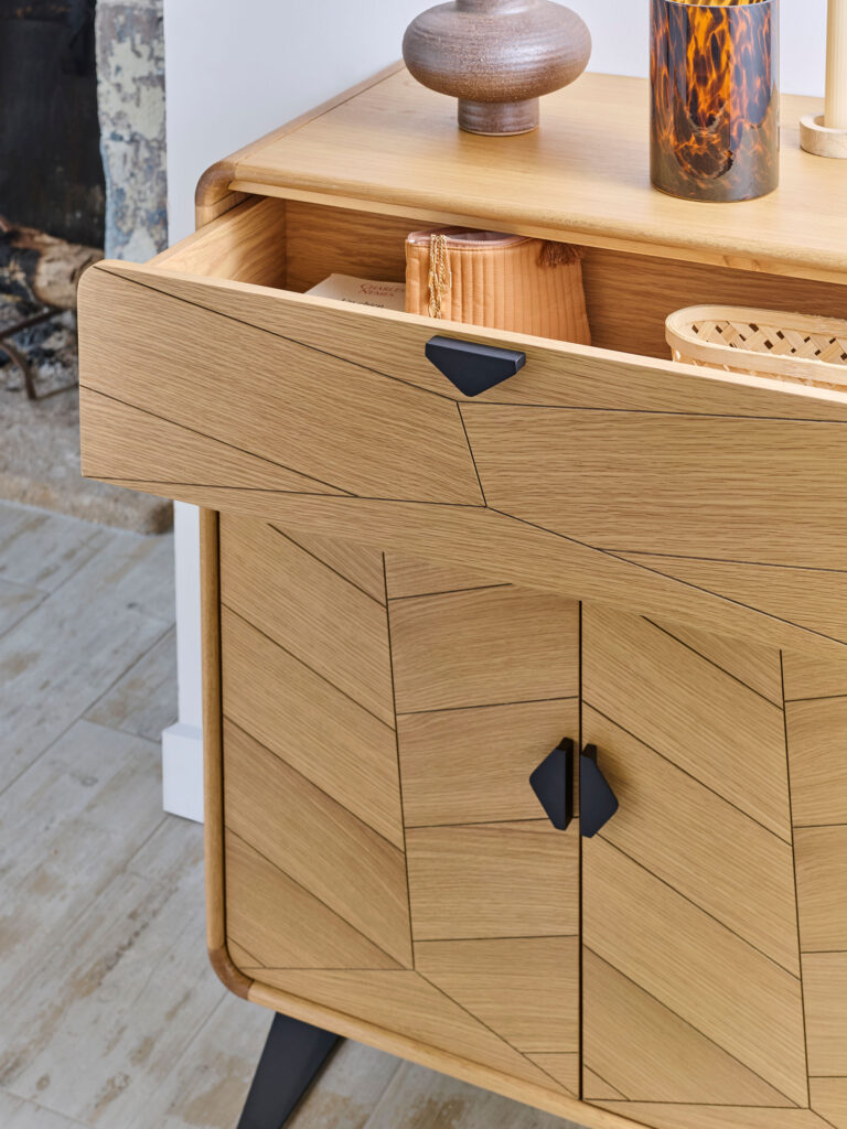 détails tiroir et portes